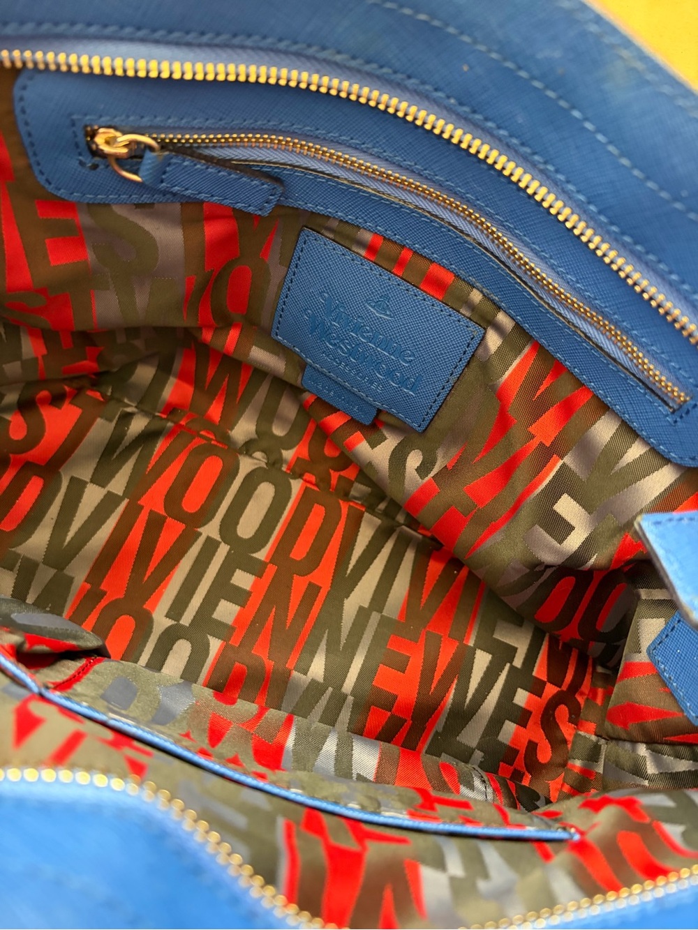 Vivienne Westwood Multicolor Orb Print Tote - Picture 7 of 7